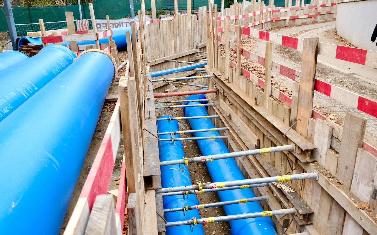 Wasserrohre in Währing / Friesacher