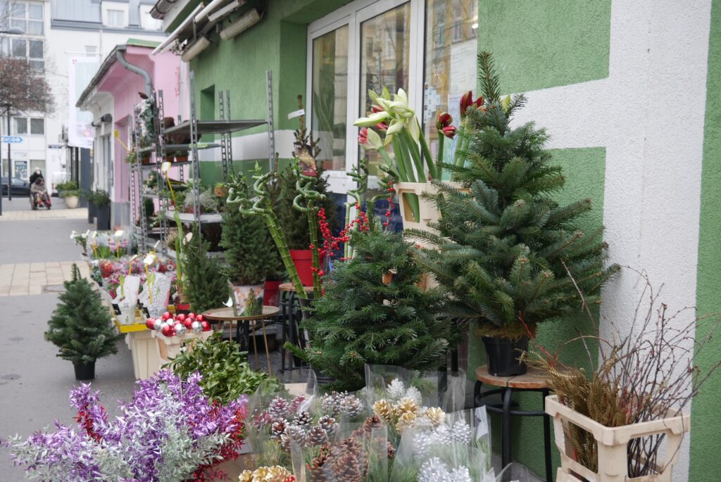 Vogl-Markt: Blumenstand