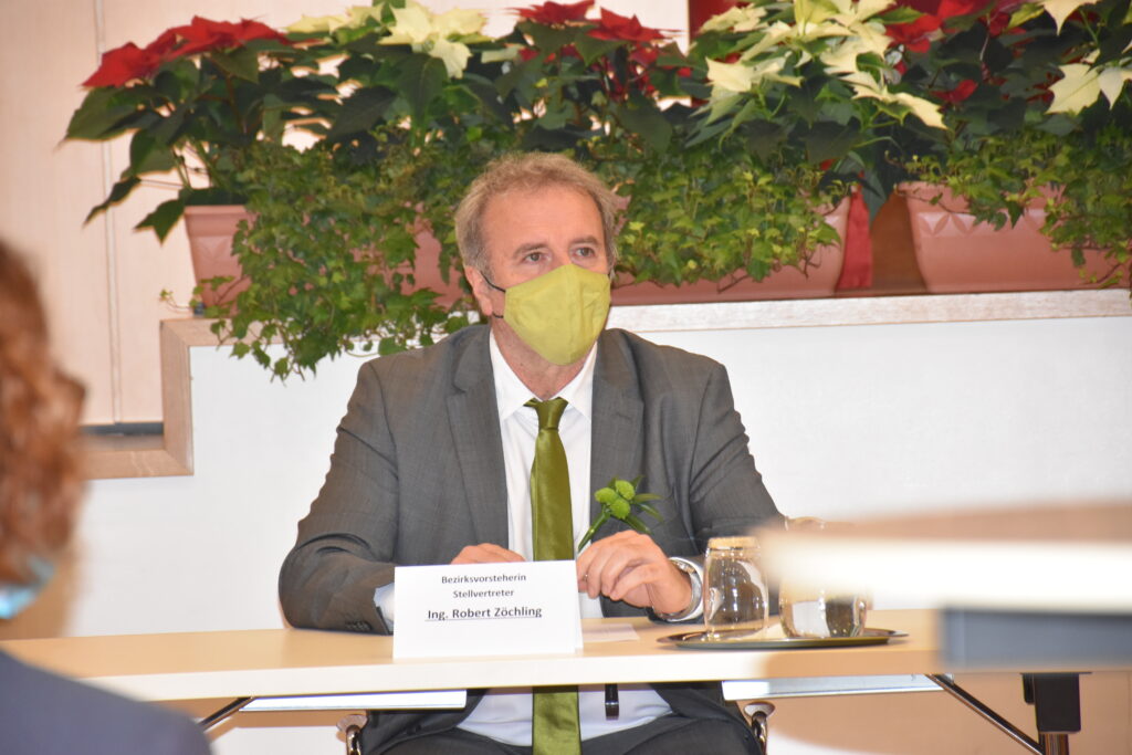 Robert Zoechling mit Maske