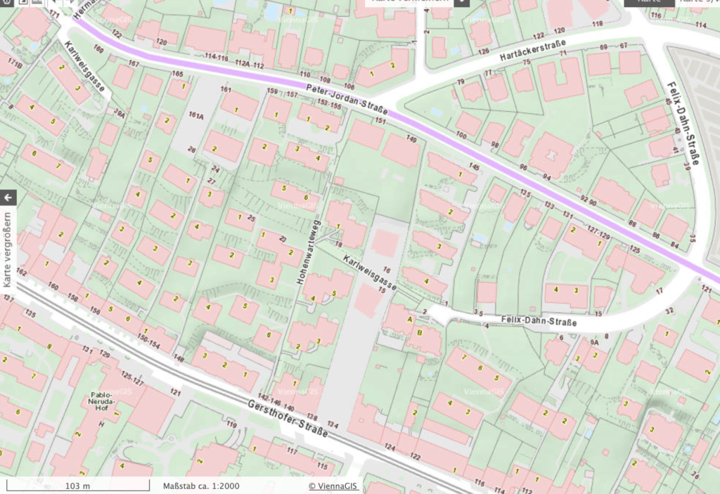 Karlweisgasse Quelle: Wien.gv.at