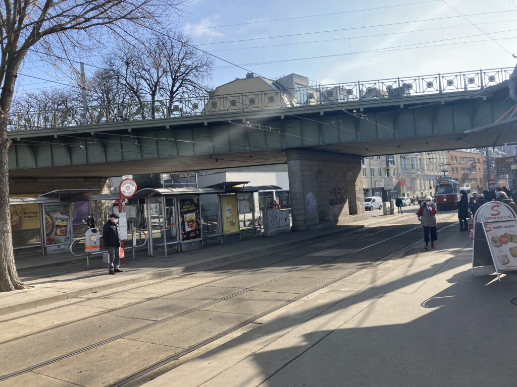 Gersthofer Platzl: Straßenbahnstation