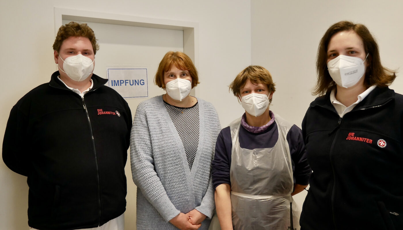 Impfteam der Johanniter in der Martinstraße