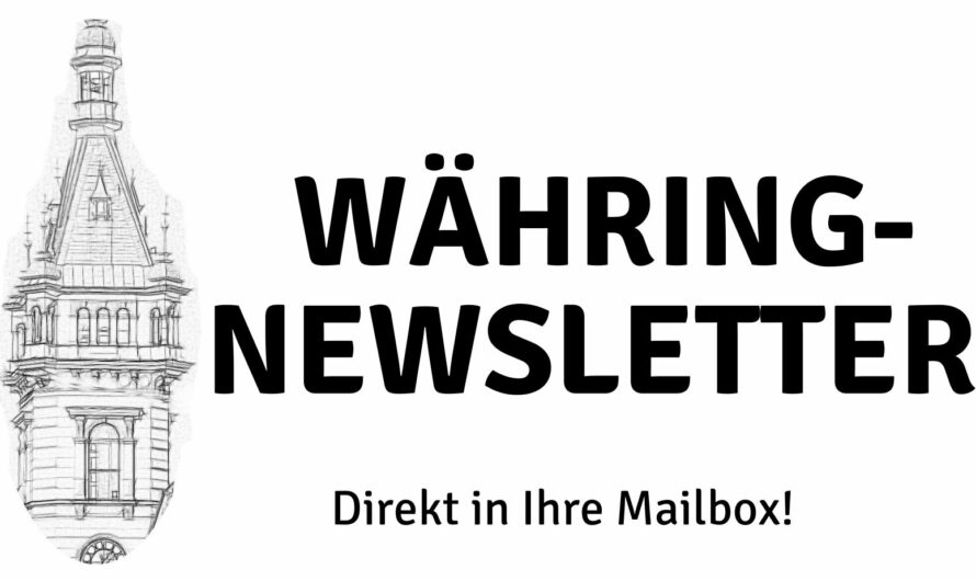 Nachrichten aus Währing in Ihre Mailbox