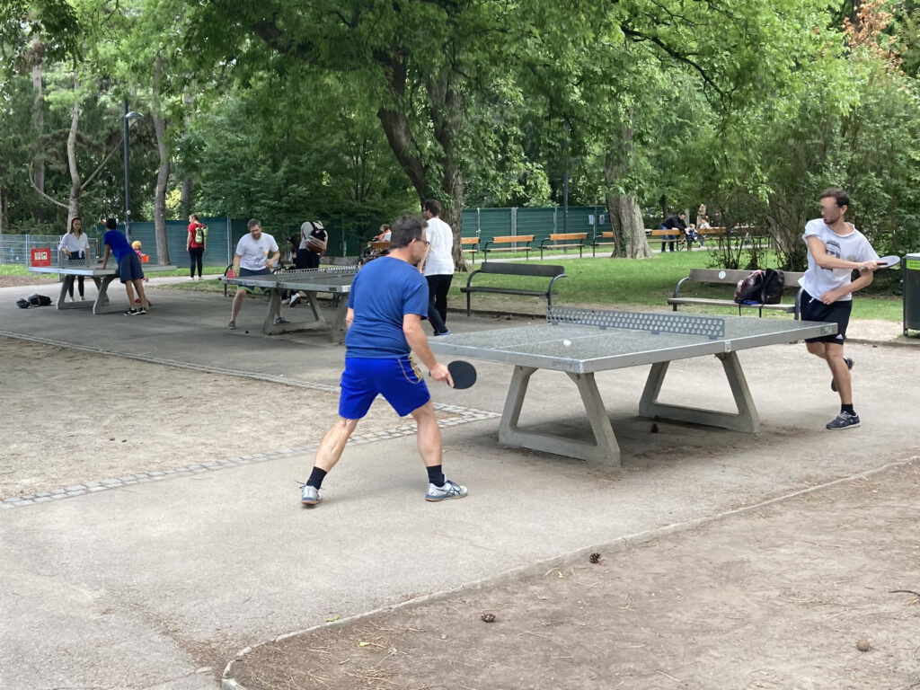 Tischtennistische Währinger Park