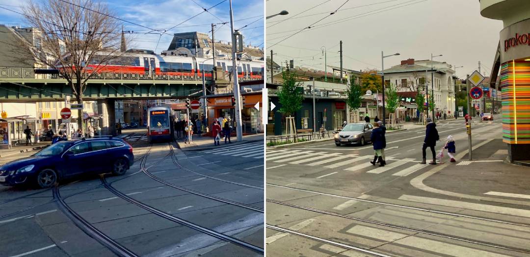 Gersthofer Platzl neu alt