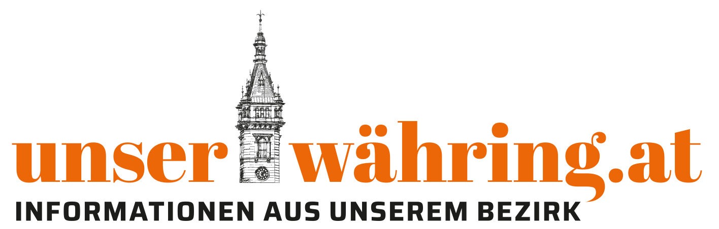 Logo Unser Währing orange-schwarz