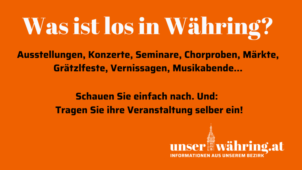 Kalender Veranstaltungen Währing