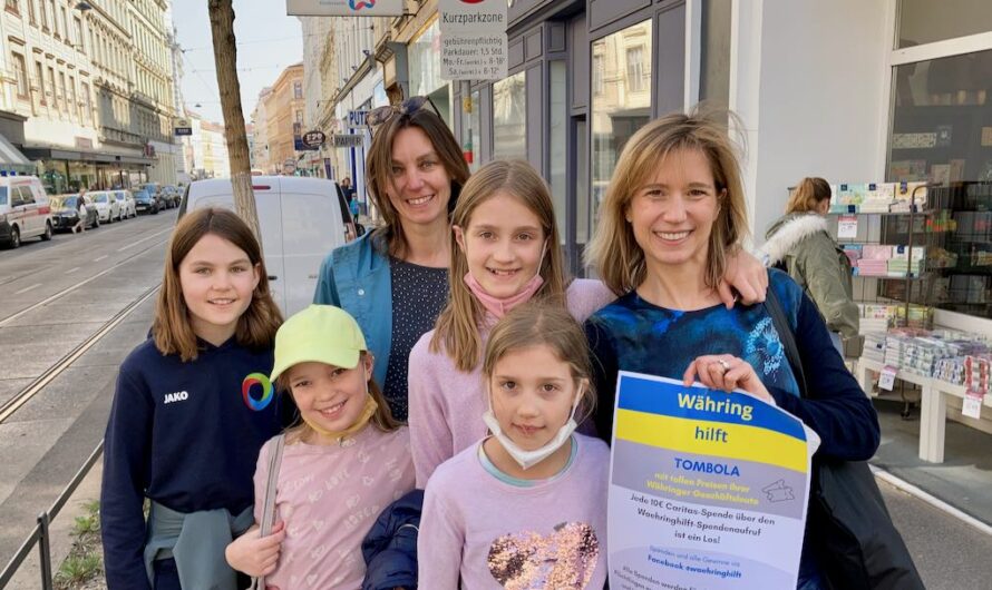 Währing hilft – Tombola für Menschen aus der Ukraine