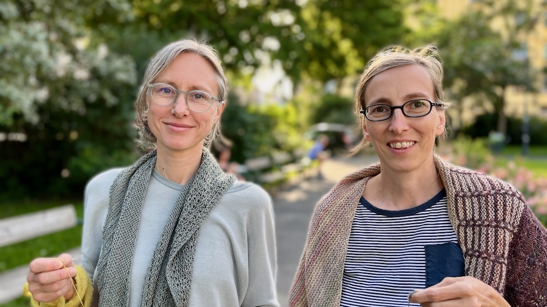 Woll-Habitat: Kathi Wessely und Mirja Rutger