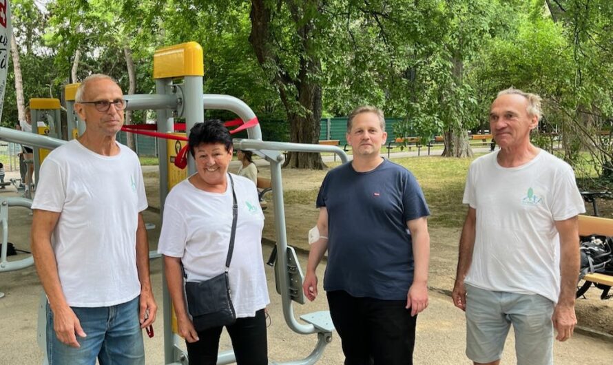 Outdoor-Fitnessanlage im Währinger Park eröffnet