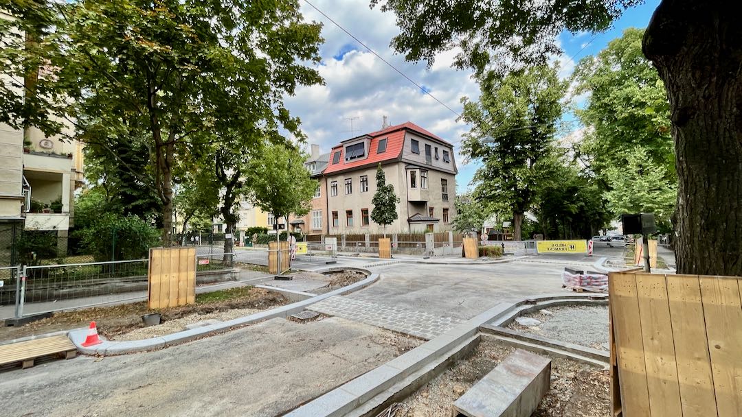 Kreuzung Weimarer Straße - Sternwartestraße