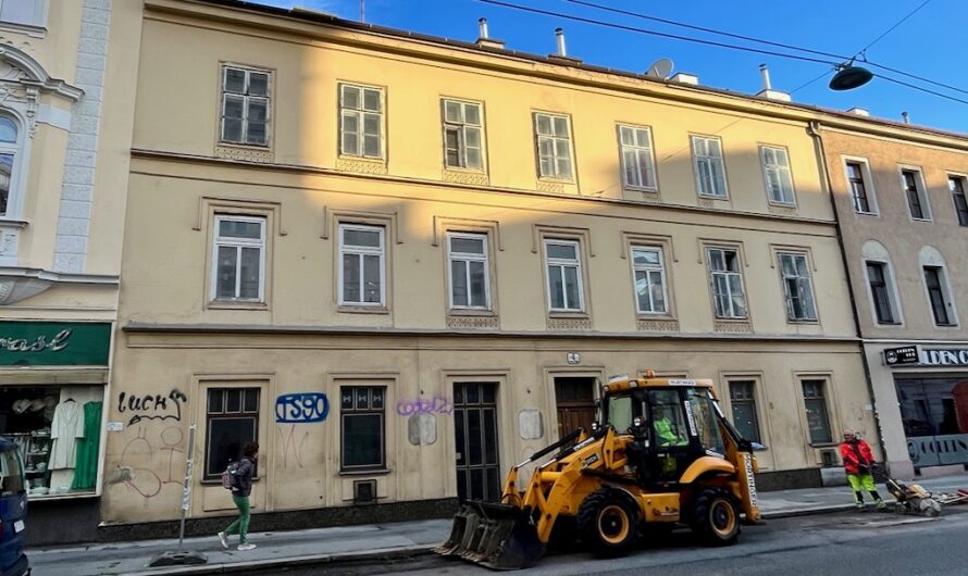 Altbau in der Gentzgasse vor dem Abriss