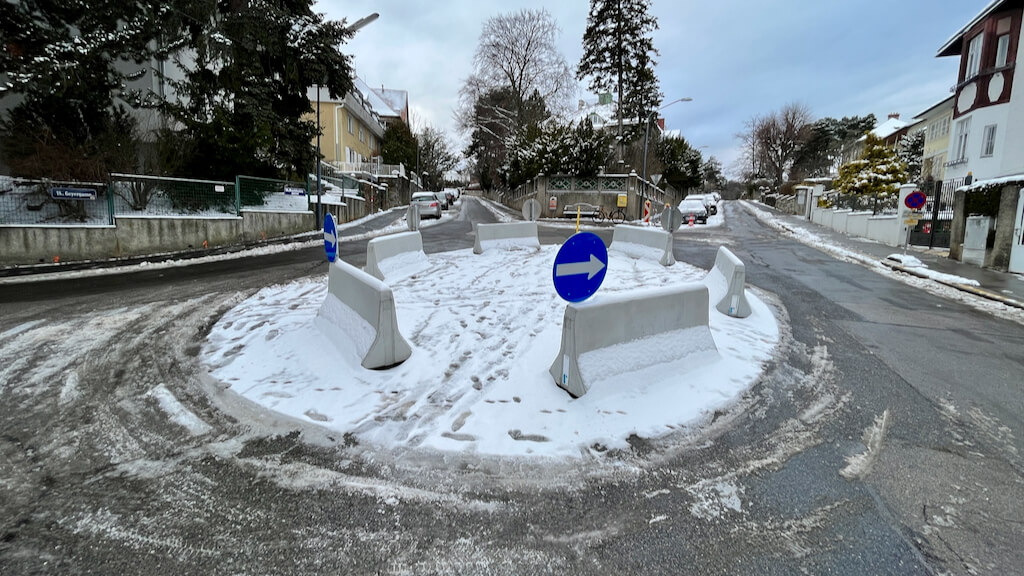 Kreisverkehr Hockegasse Geyergasse