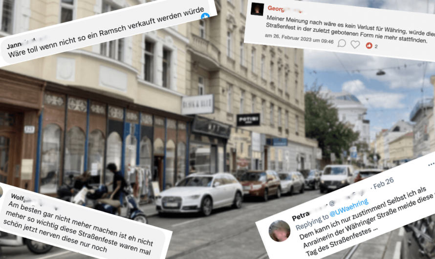 Währinger Straßenfest in der Kritik