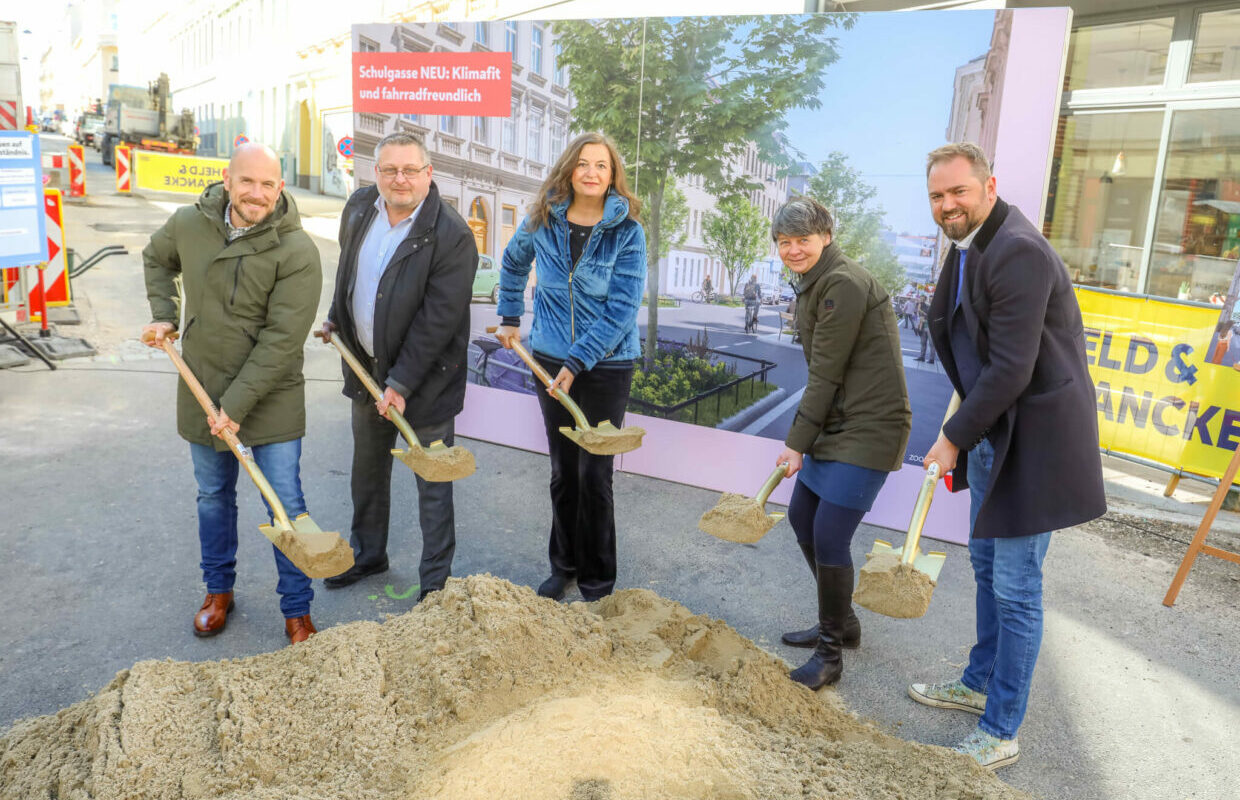 Kutschkermarkt_Schulgasse_Spatenstich
