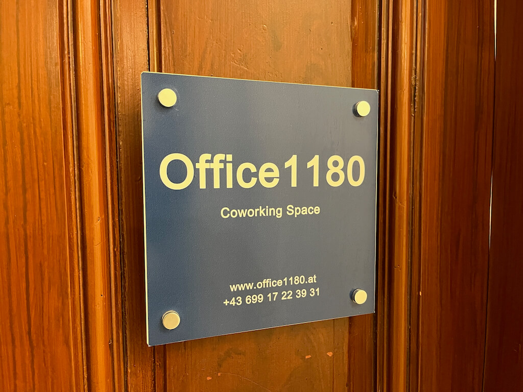Office 1180 Schild