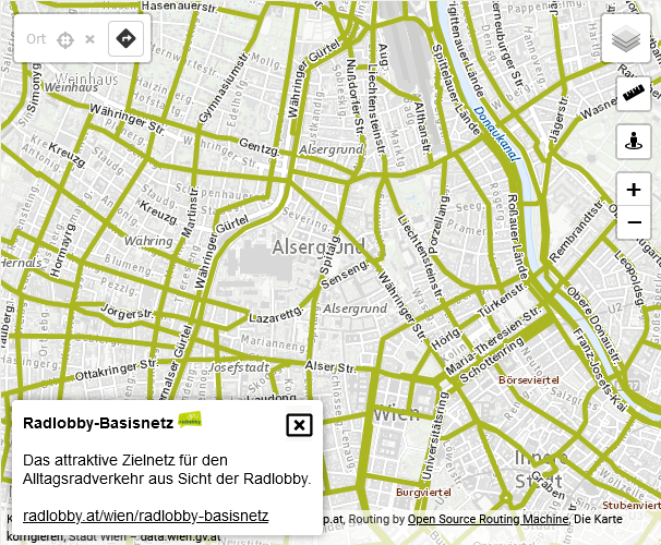 Radlobby Alsergrund Karte