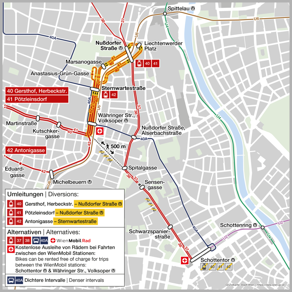 Baustellensommer Straßenbahnen