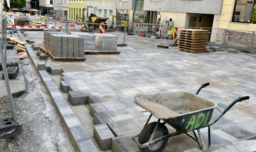 Umbau des Kutschkermarkt ist im Zeitplan