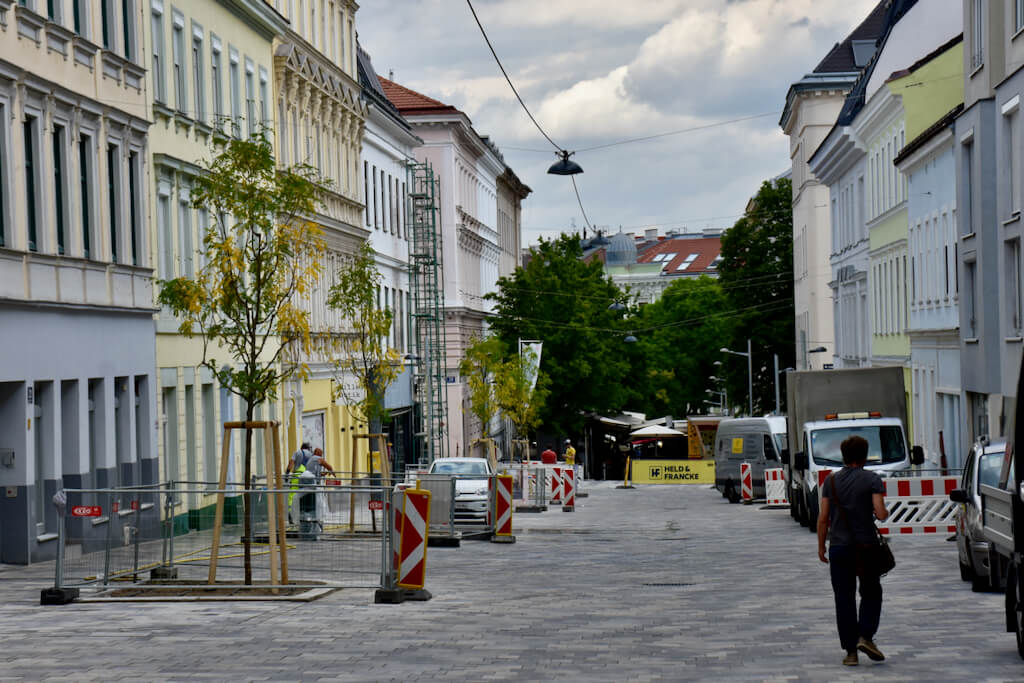 Kutschkermarkt Bäume