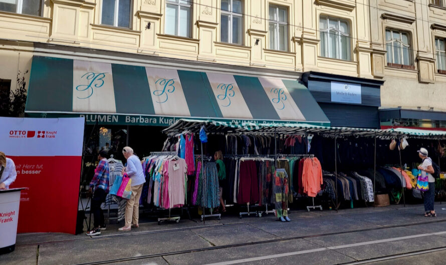 Ein Straßenfest gegen die Geschäftsleute der Währinger Straße