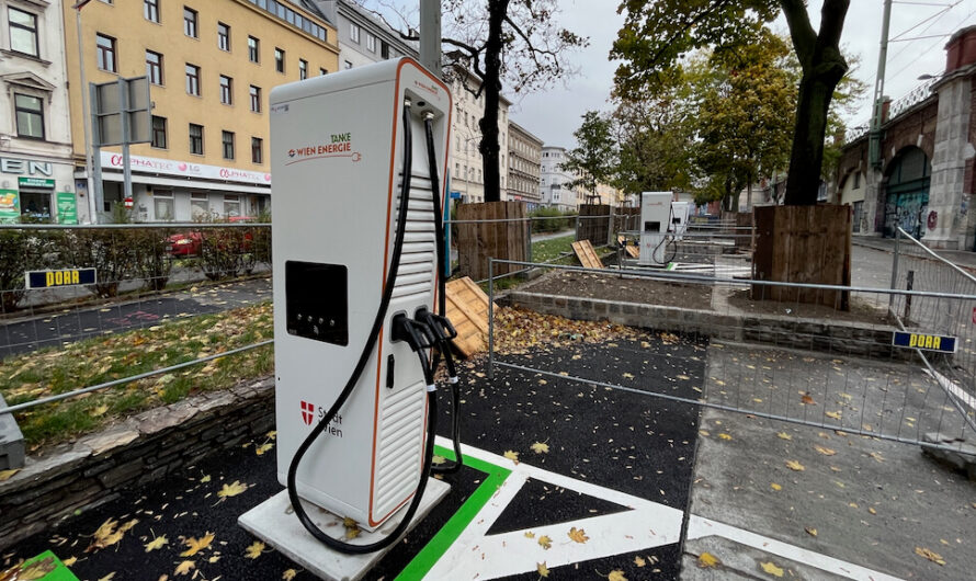 Neue Schnellladestation am Währinger Gürtel