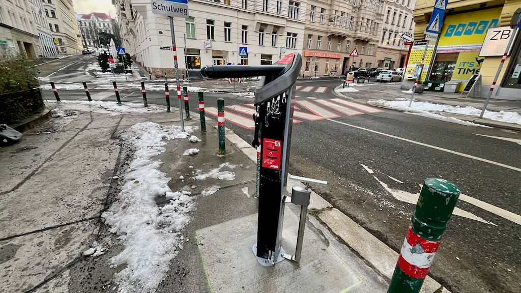 Fahrrad Servicestation Aumannplatz