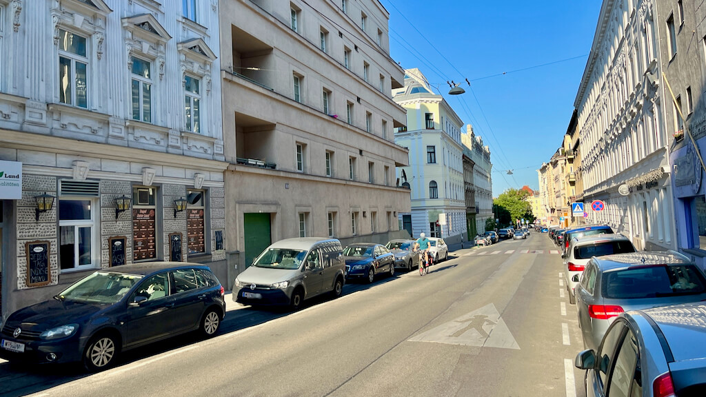 Äußere Währinger Straße vor Umbau