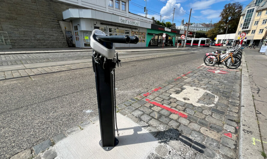 Gersthofer Platzl: Neue Fahrrad-Servicestaion