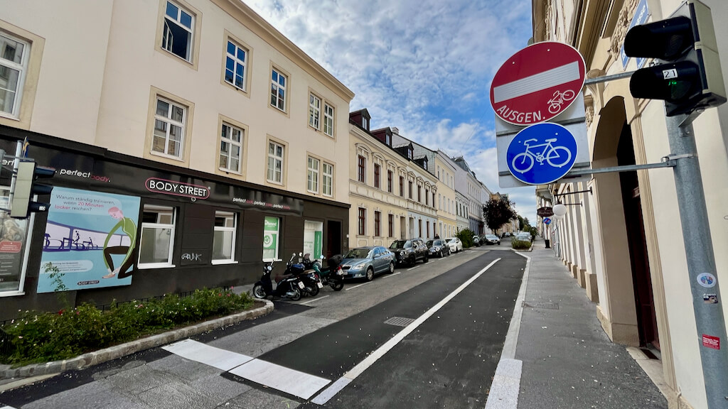 Radverkehr Thimiggasse