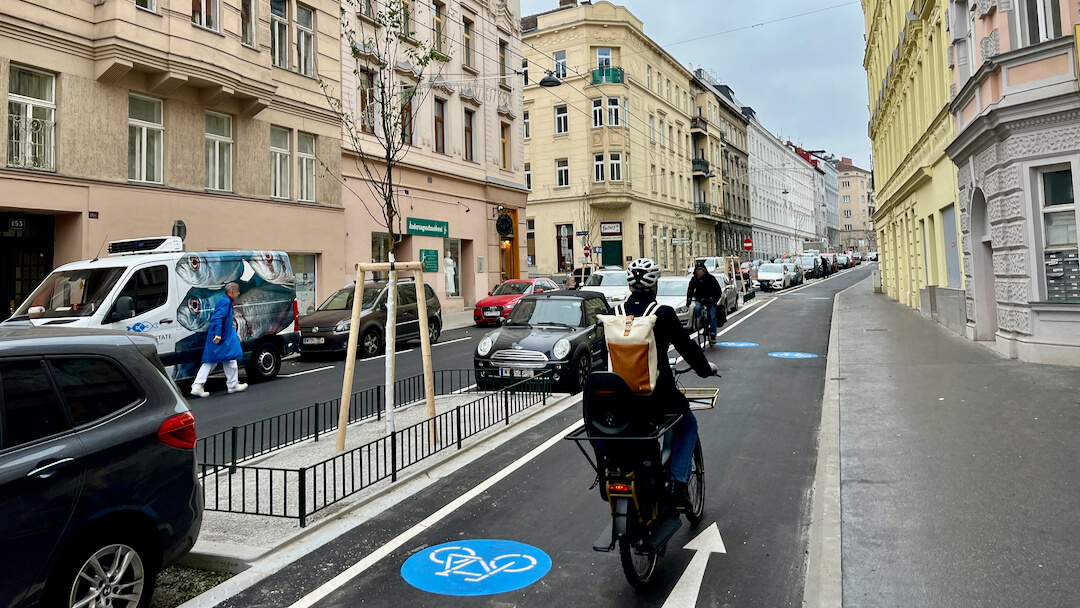 Radweg Währinger Straße