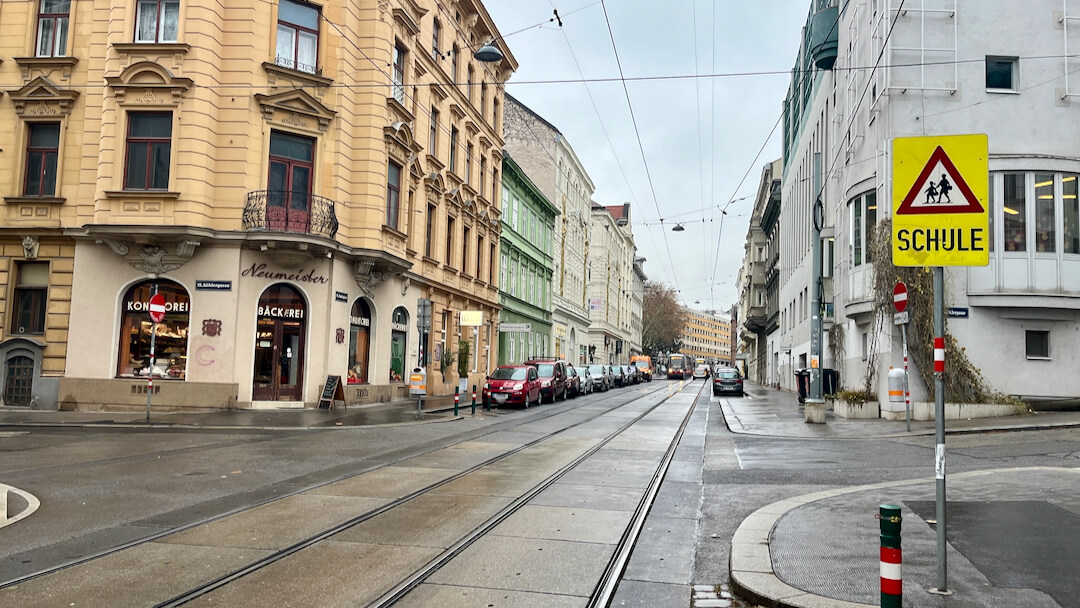 Zebrastreifen Gentzgasse