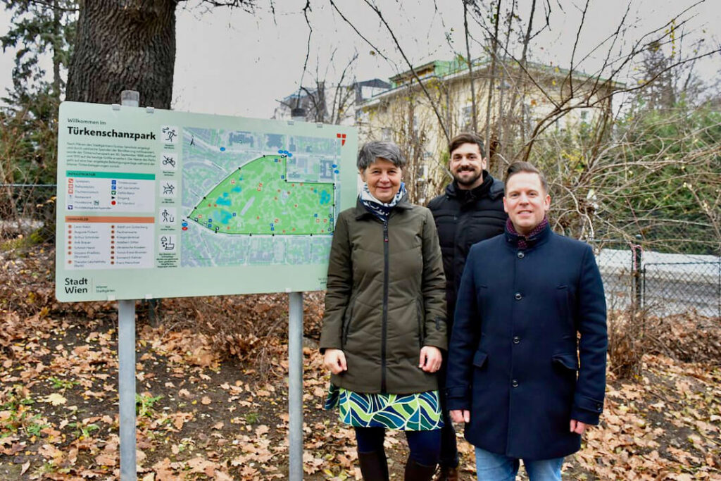 Türkenschanzpark Info-Tafeln