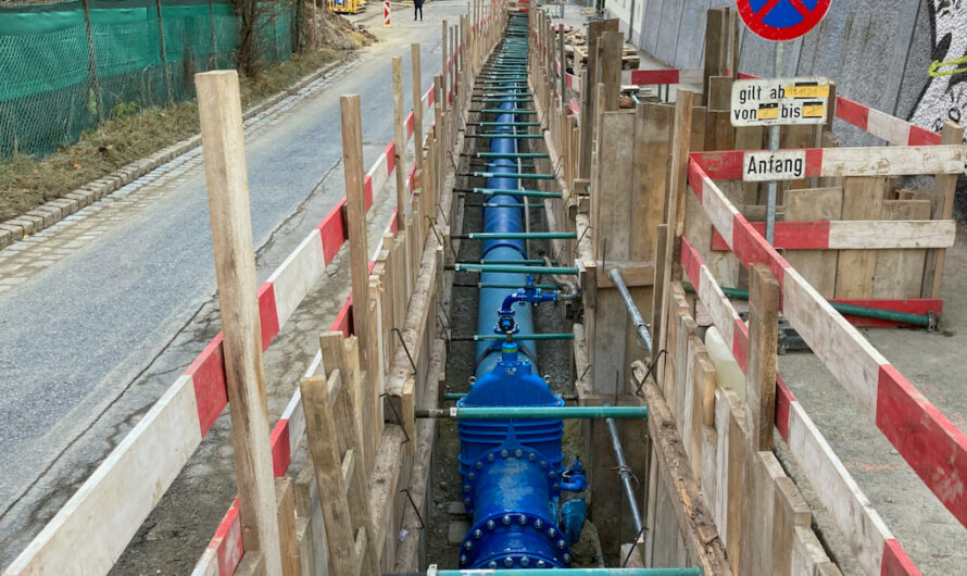 Plan für Wasserleitung – Baustelle in Gersthof steht fest