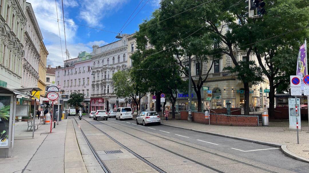 Gleisbaustelle Währinger Straße