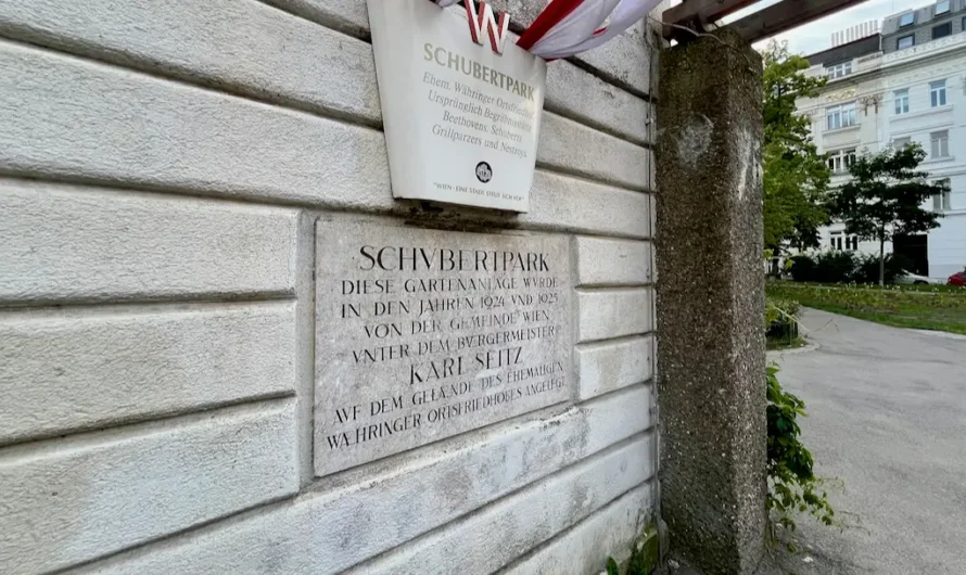 Währing feiert 100 Jahre Schubertpark